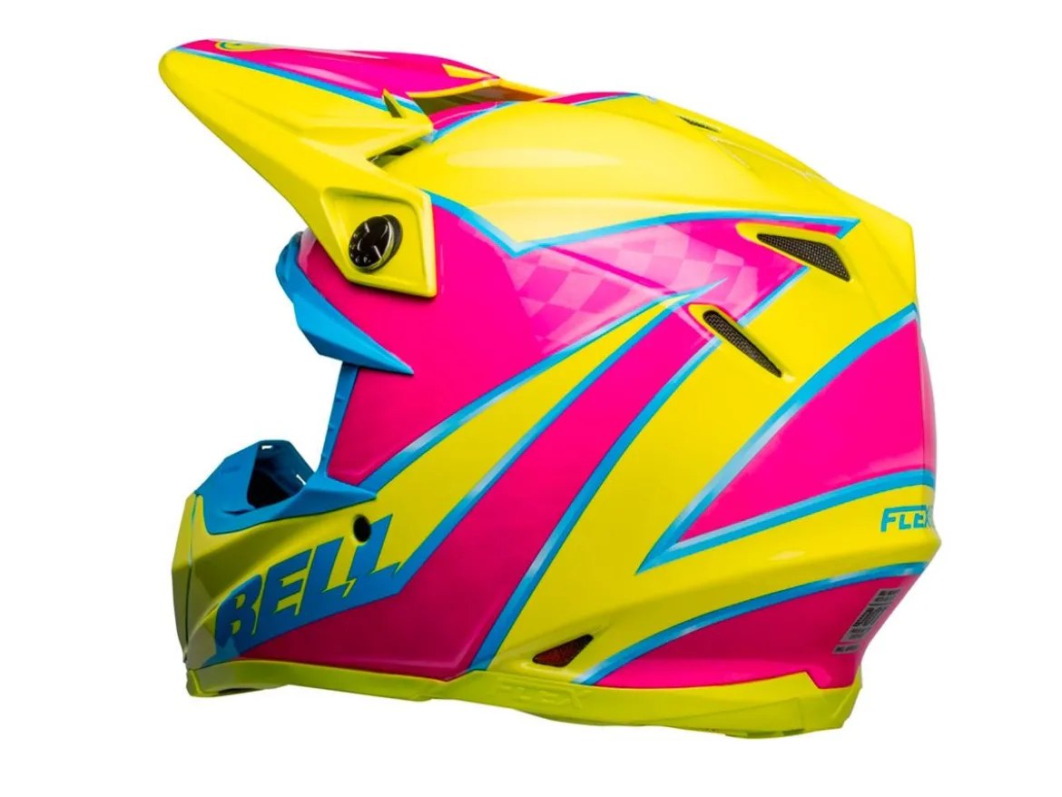 CASCO OFF ROAD BELL MOTO-9S FLEX SPRITE ARANCIONE E GRIGIO