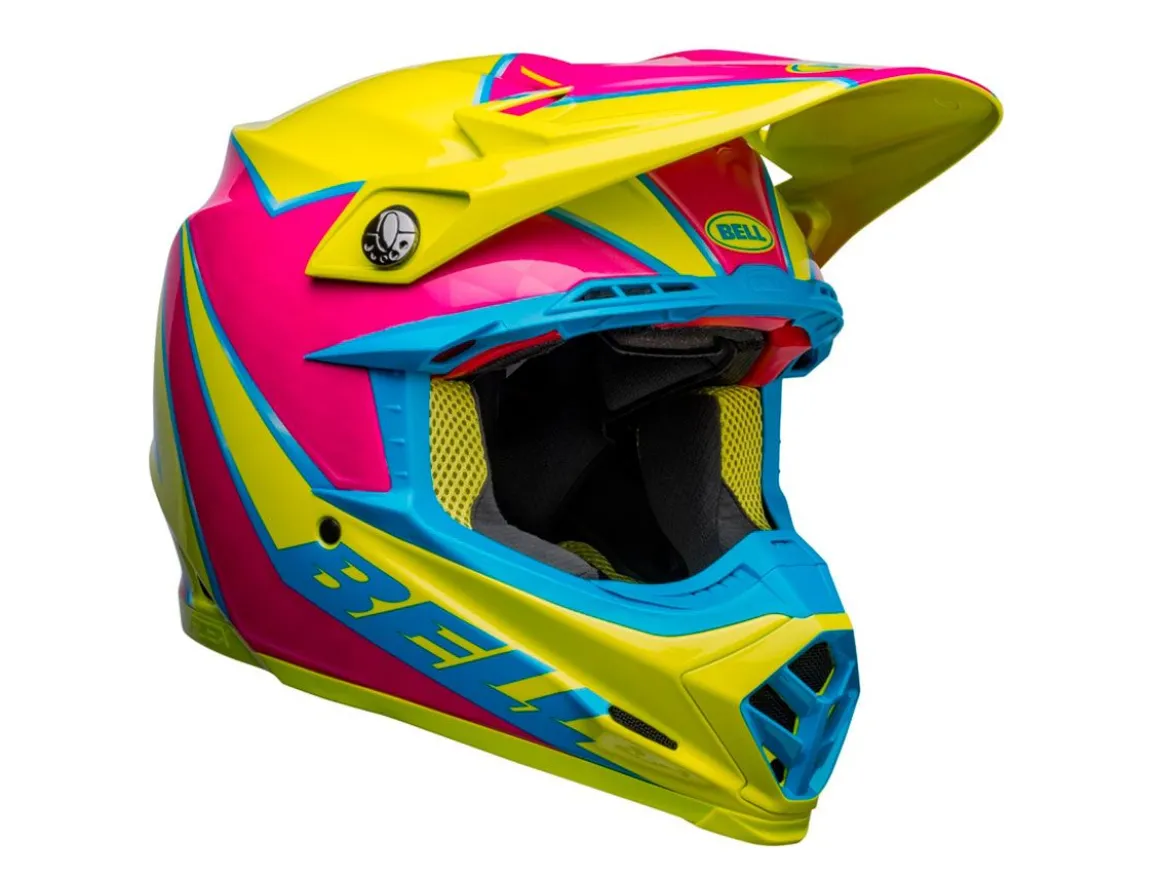 CASCO OFF ROAD BELL MOTO-9S FLEX SPRITE ARANCIONE E GRIGIO