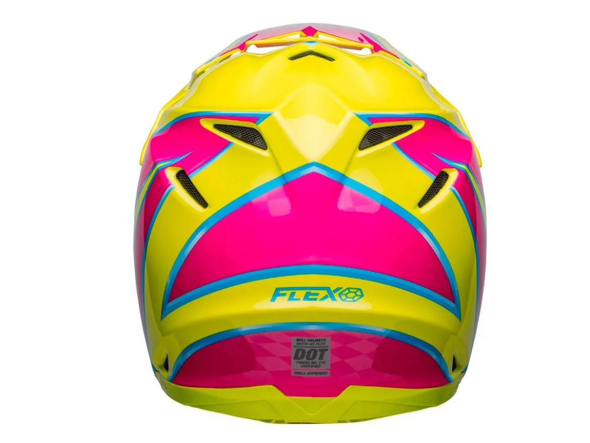 CASCO OFF ROAD BELL MOTO-9S FLEX SPRITE ARANCIONE E GRIGIO