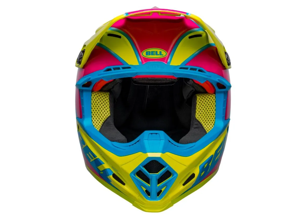 CASCO OFF ROAD BELL MOTO-9S FLEX SPRITE ARANCIONE E GRIGIO