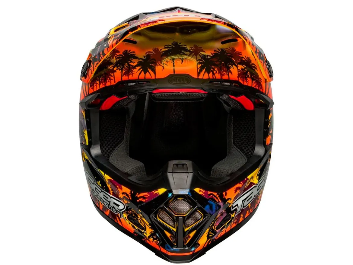 CASCO OFF ROAD BELL MOTO-9S FLEX TG GIALLO E ARANCIONE