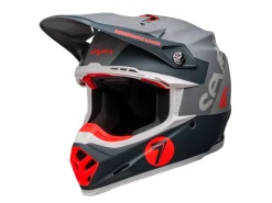 CASCO OFF ROAD BELL MOTO-9S FLEX NERO ACQUA OPACO