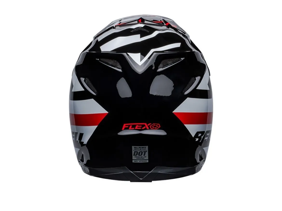 CASCO OFF ROAD BELL MOTO-9S FLEX 2023 BANSHEE NERO/ROSSO
