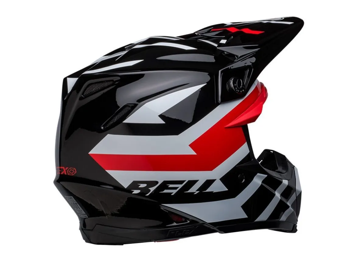 CASCO OFF ROAD BELL MOTO-9S FLEX 2023 BANSHEE NERO/ROSSO