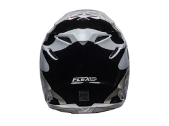 CASCO OFF ROAD BELL MOTO-9S FLEX HELLO COUSTEAU REEF BIANCO/ROSSO OPACO