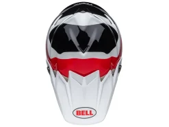 CASCO OFF ROAD BELL MOTO-9S FLEX HELLO COUSTEAU REEF BIANCO/ROSSO OPACO