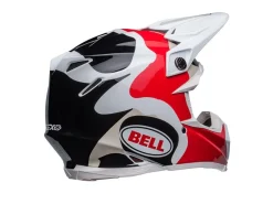 CASCO OFF ROAD BELL MOTO-9S FLEX HELLO COUSTEAU REEF BIANCO/ROSSO OPACO