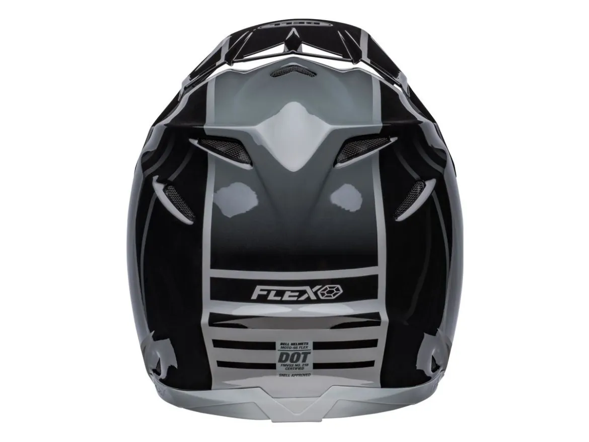 CASCO OFF ROAD BELL MOTO-9S FLEX SPRINT NERO E GRIGIO OPACO