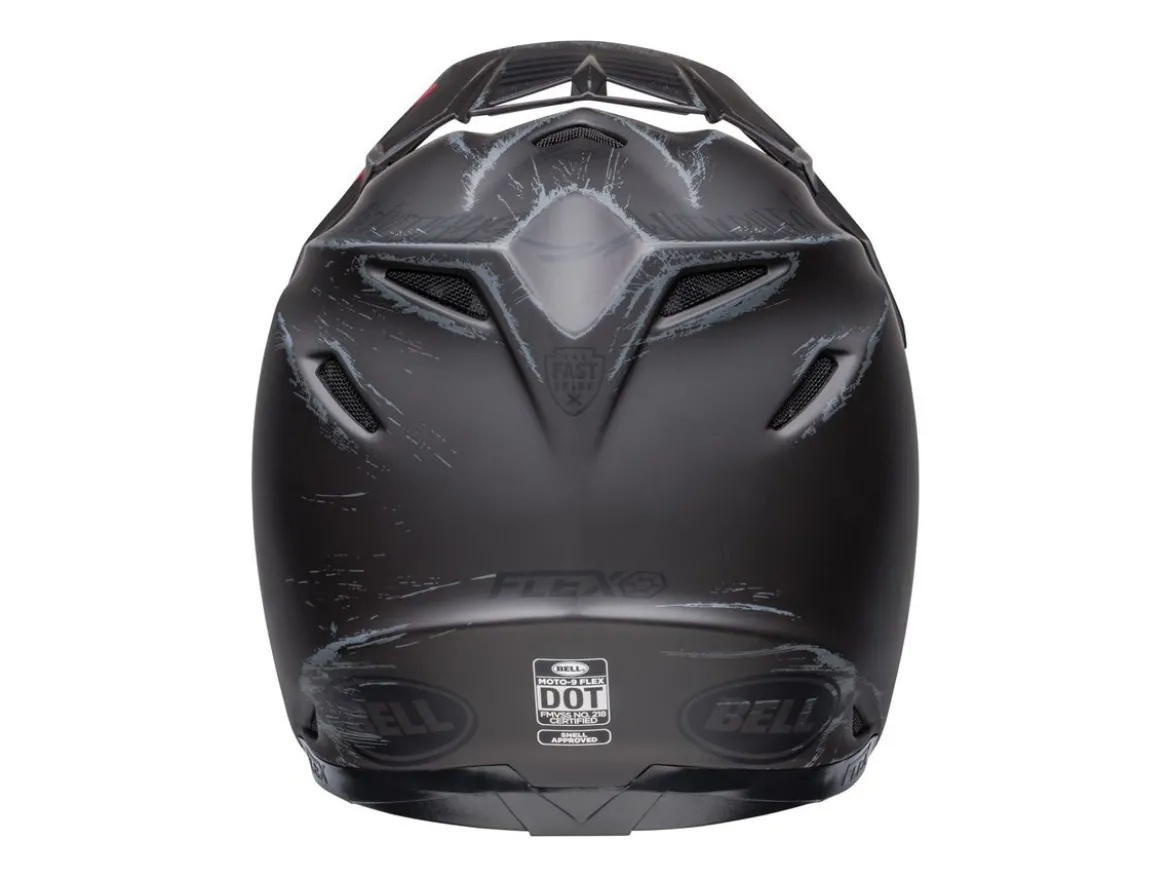 CASCO OFF ROAD BELL MOTO-9S FLEX FASTHOUSE MOJAVE NERO E GRIGIO OPACO