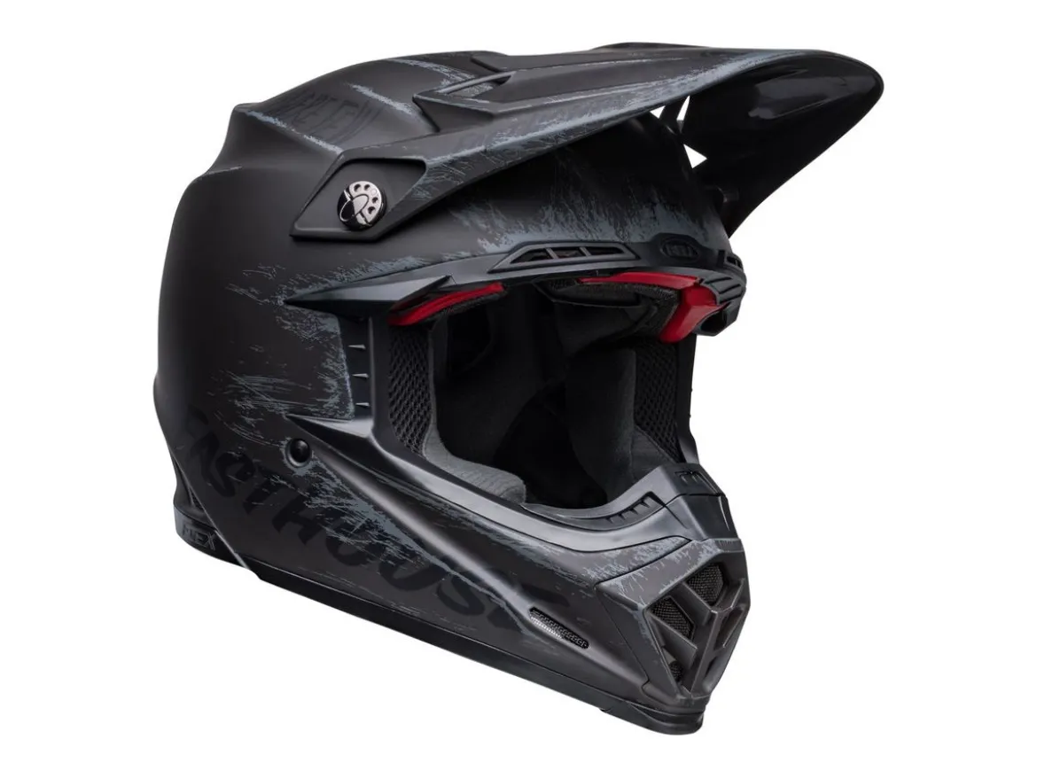 CASCO OFF ROAD BELL MOTO-9S FLEX FASTHOUSE MOJAVE NERO E GRIGIO OPACO