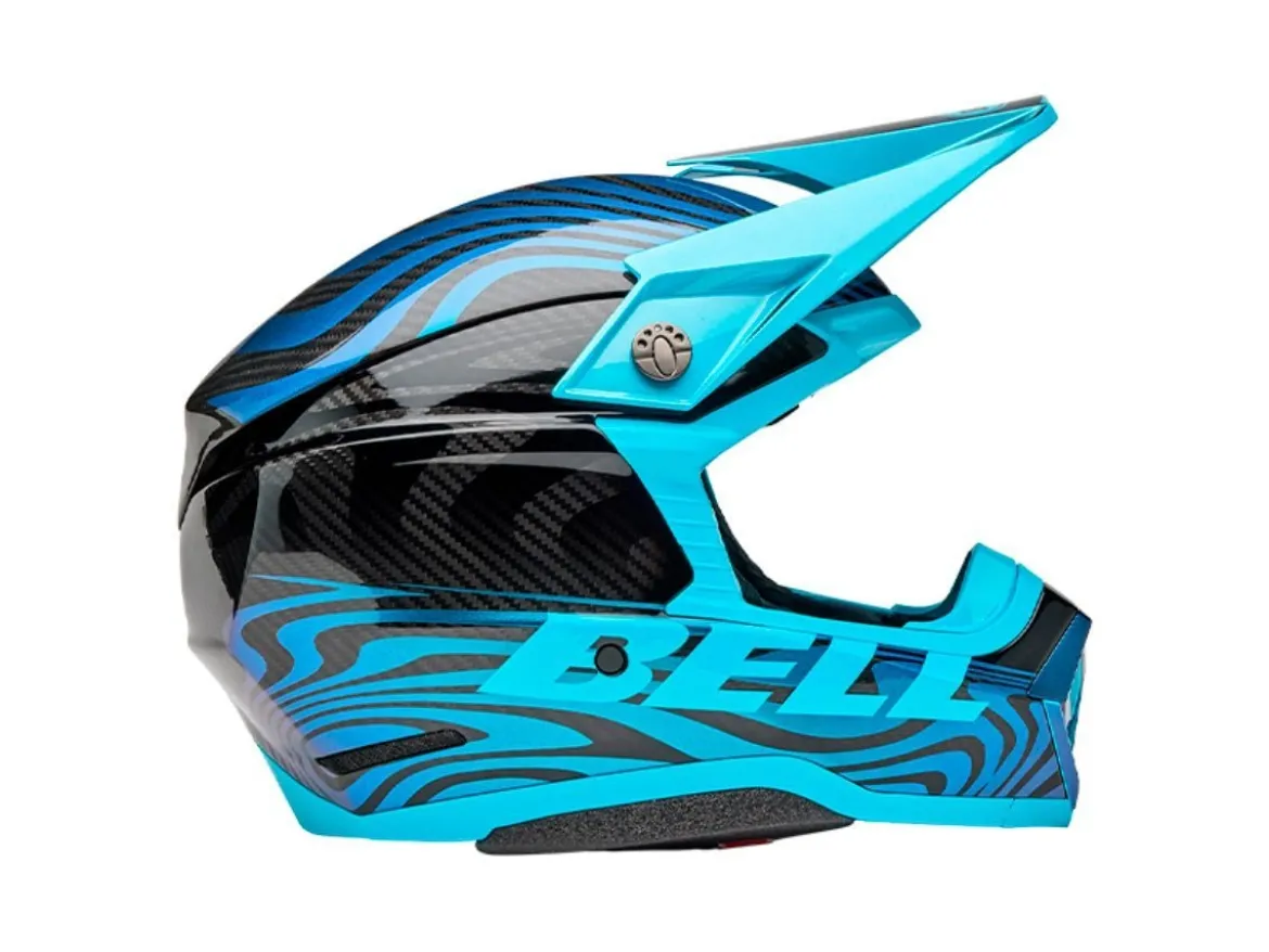 CASCO OFF ROAD BELL MOTO-10 SPHERICAL NERO OPACO