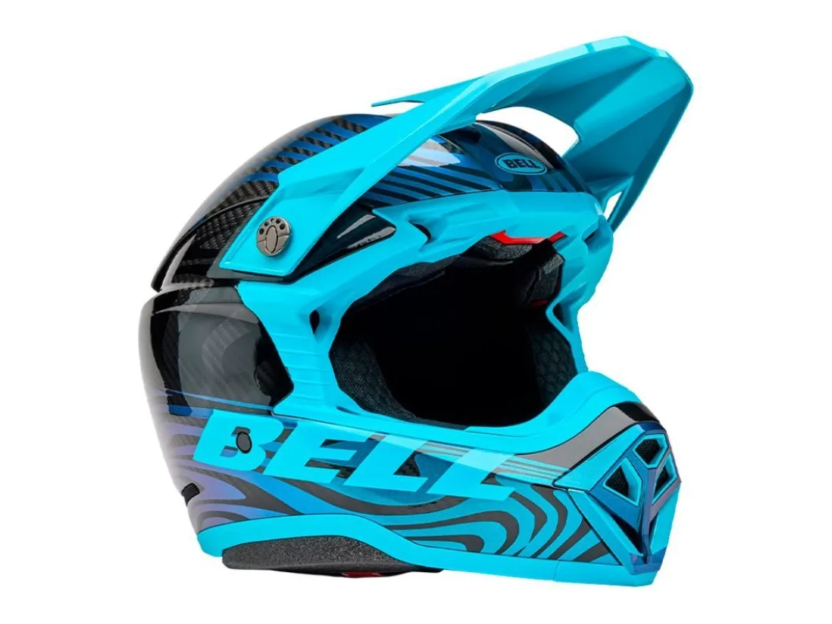 CASCO OFF ROAD BELL MOTO-10 SPHERICAL 2025 CORTEX BLU ECE 06