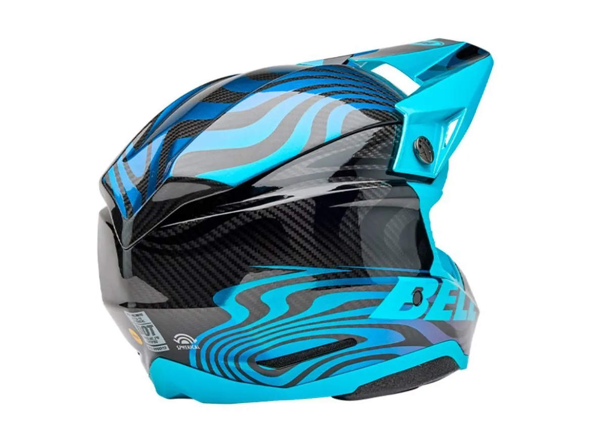 CASCO OFF ROAD BELL MOTO-10 SPHERICAL NERO OPACO