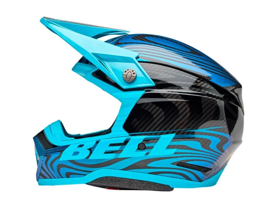 CASCO OFF ROAD BELL MOTO-10 SPHERICAL NERO OPACO