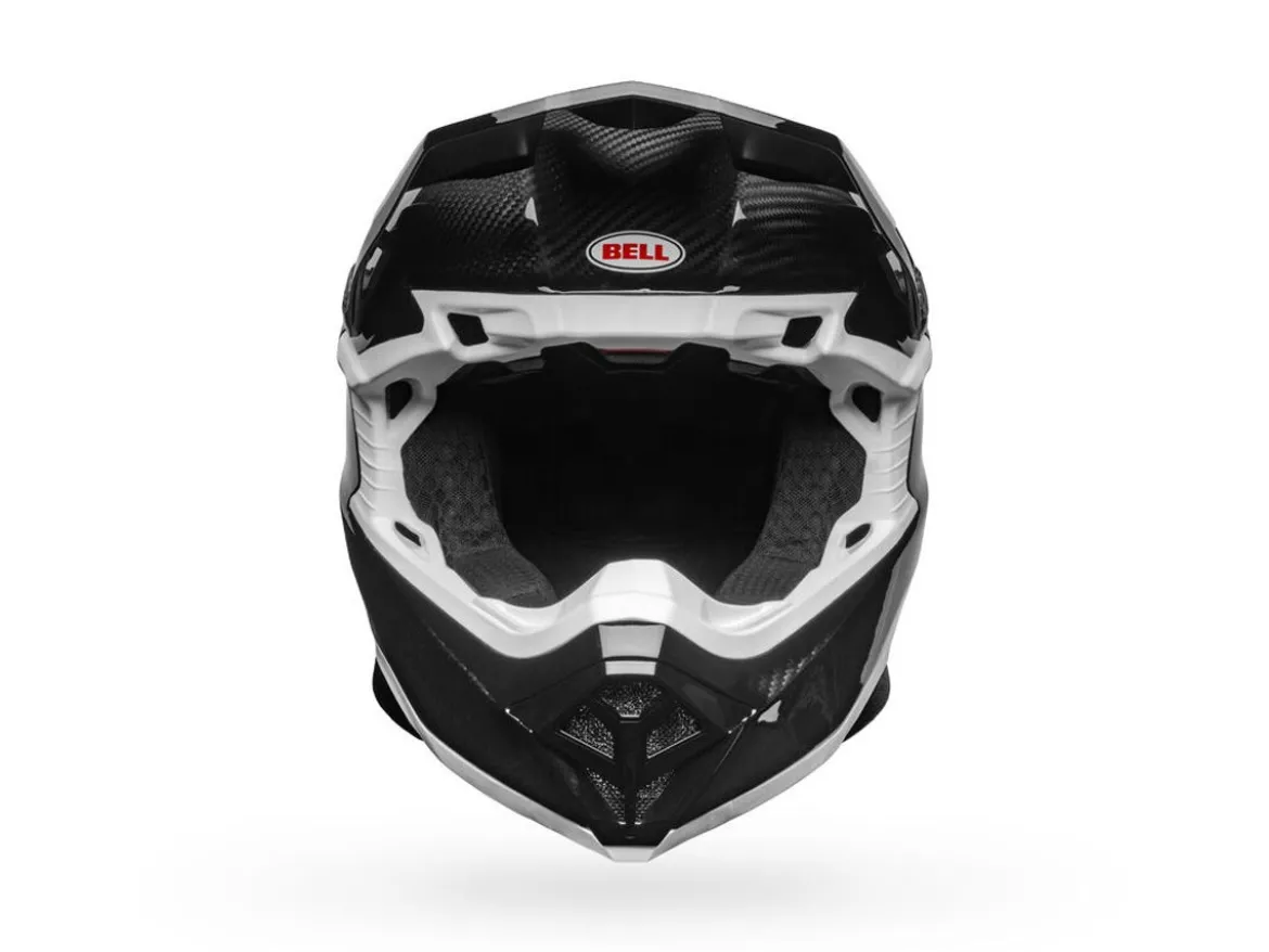 CASCO OFF ROAD BELL MOTO-10 SPHERICAL NERO LUCIDO