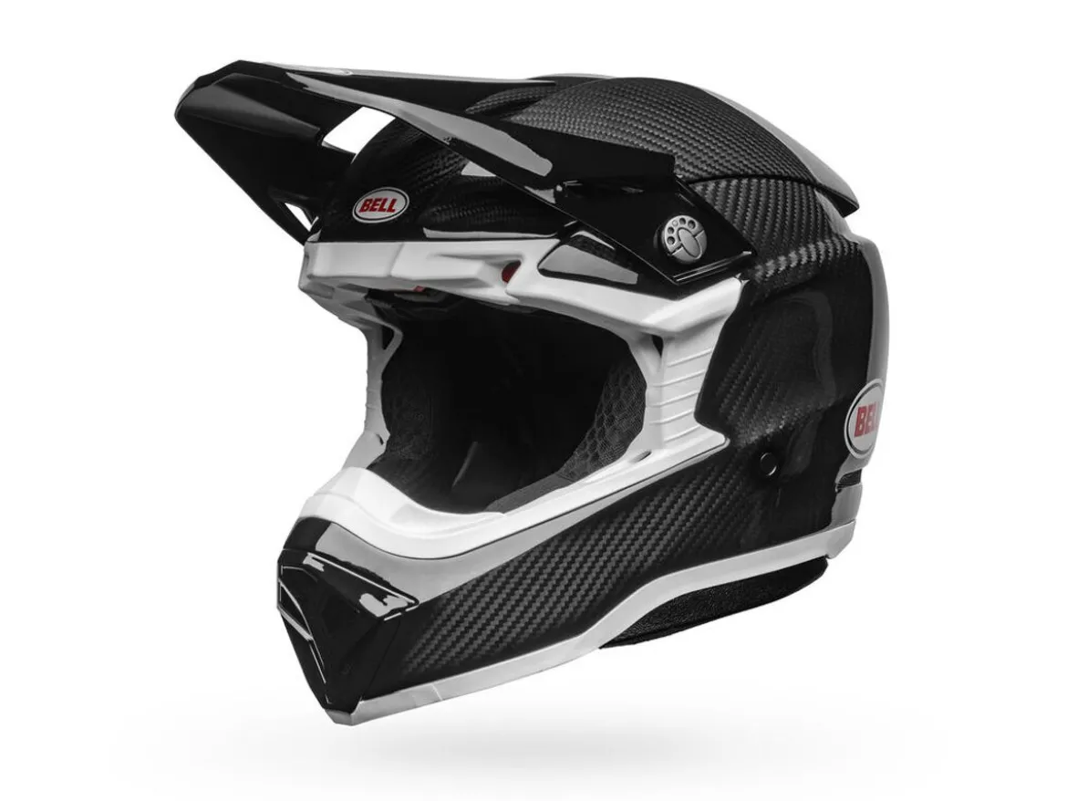 CASCO OFF ROAD BELL MOTO-10 SPHERICAL NERO LUCIDO