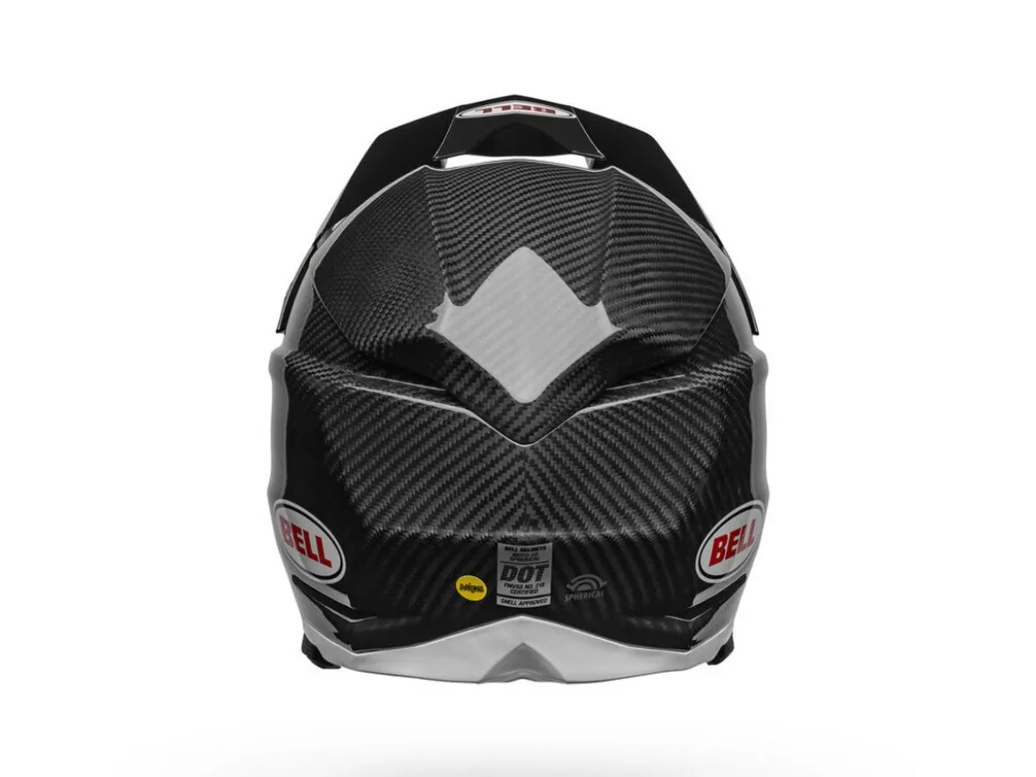 CASCO OFF ROAD BELL MOTO-10 SPHERICAL NERO LUCIDO