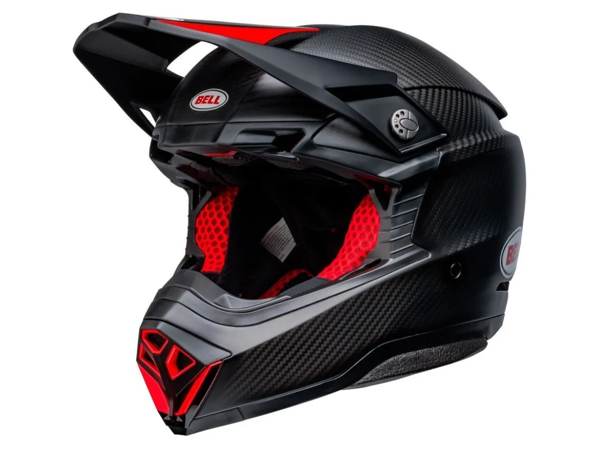 CASCO OFF ROAD BELL MOTO-10 SPHERICAL RENEN CRUX 2 NERO / BIANCO