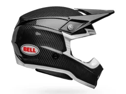 CASCO OFF ROAD BELL MOTO-10 SPHERICAL NERO / BIANCO LUCIDO