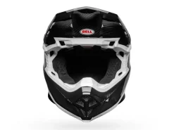CASCO OFF ROAD BELL MOTO-10 SPHERICAL NERO / BIANCO LUCIDO