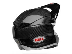 CASCO OFF ROAD BELL MOTO-10 SPHERICAL NERO / BIANCO LUCIDO