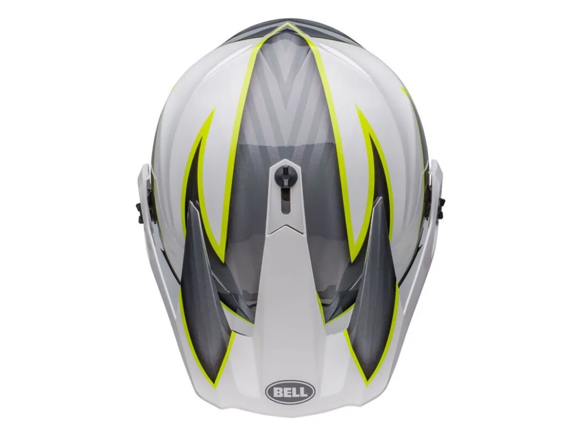 CASCO OFF ROAD BELL MX-9 ADV MIPS DALTON BIANCO E GIALLO FLUO