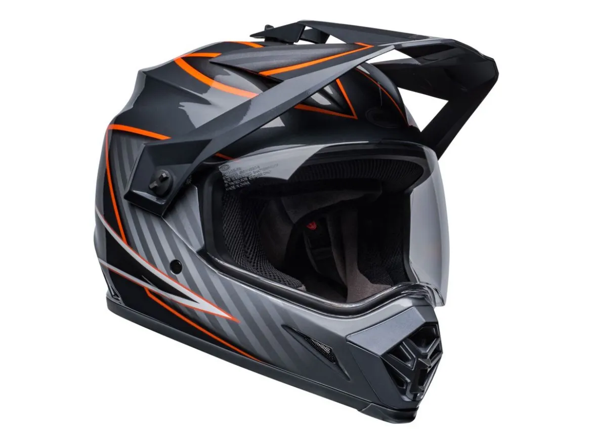 CASCO OFF ROAD BELL MX-9 ADV MIPS DALTON NERO E ARANCIONE