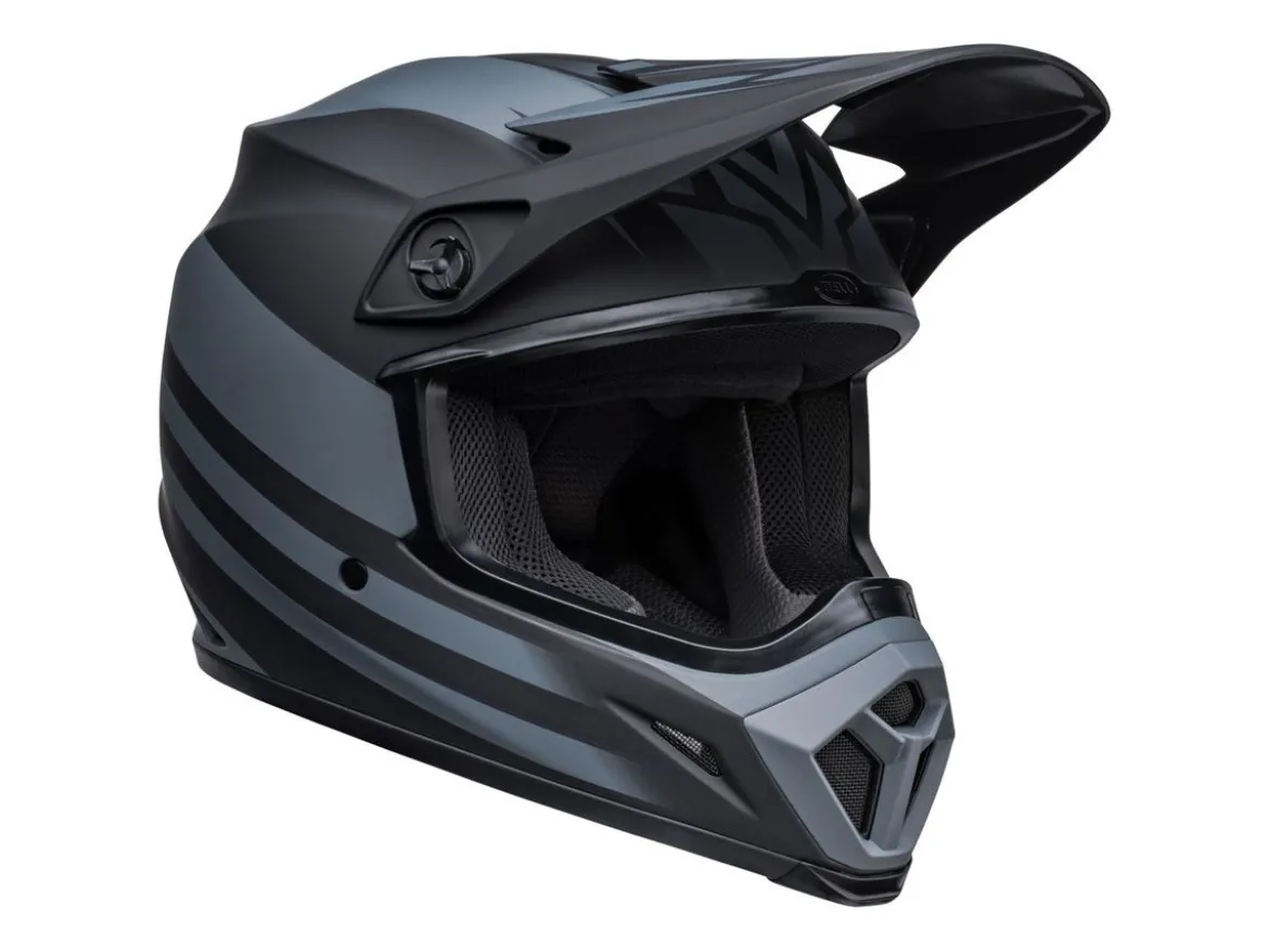 CASCO OFF ROAD BELL MX-9 MIPS DISRUPT NERO E GRIGIO OPACO