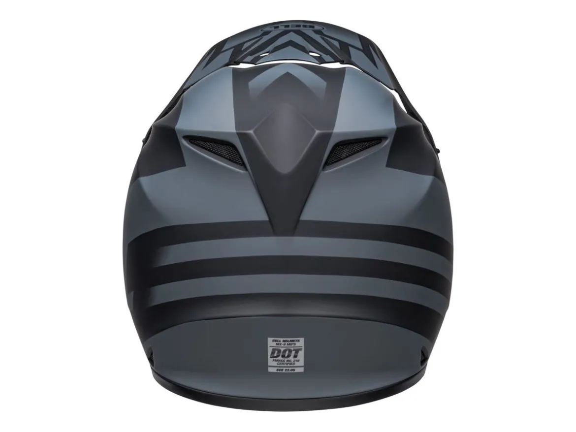 CASCO OFF ROAD BELL MX-9 MIPS DISRUPT NERO E GRIGIO OPACO