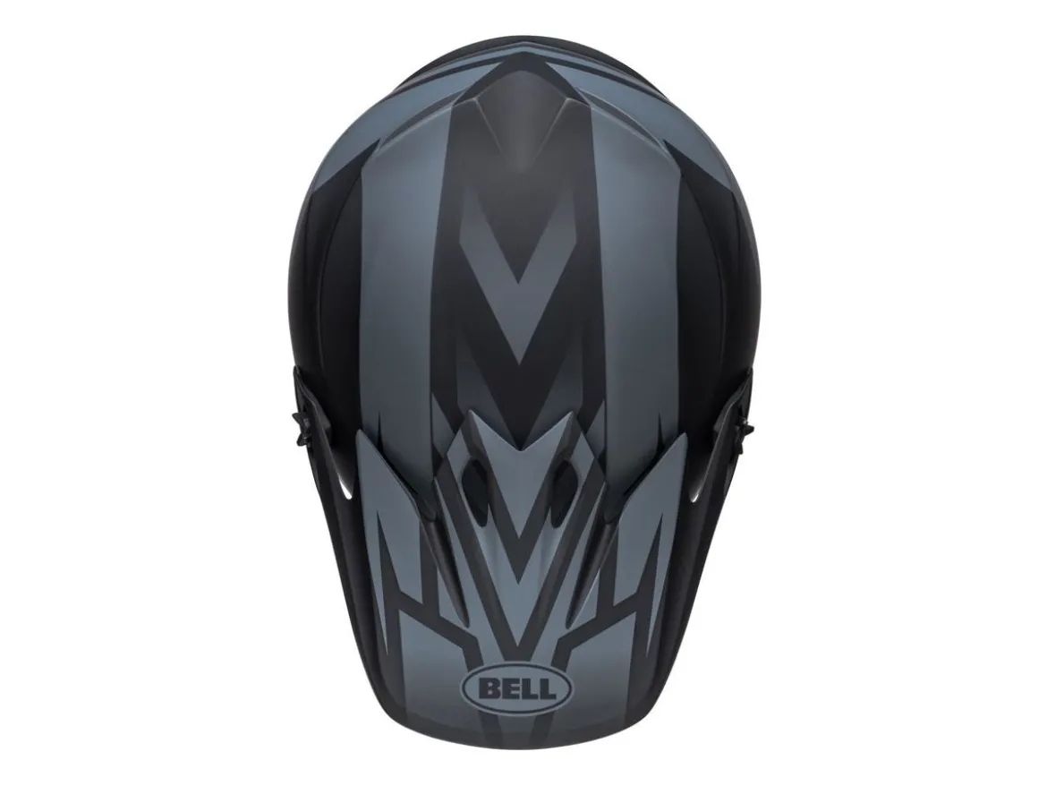 CASCO OFF ROAD BELL MX-9 MIPS DISRUPT NERO E GRIGIO OPACO