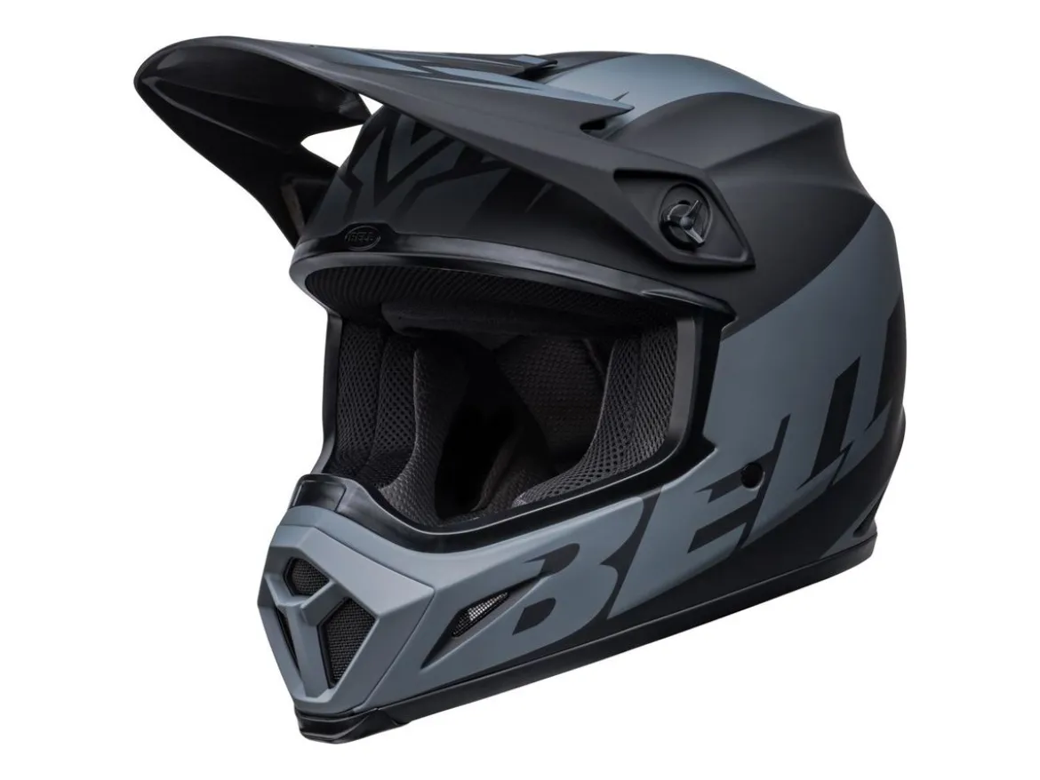 CASCO OFF ROAD BELL MX-9 MIPS DISRUPT NERO E GRIGIO OPACO