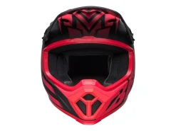 CASCO OFF ROAD BELL MX-9 MIPS DISRUPT NERO E ROSSO OPACO