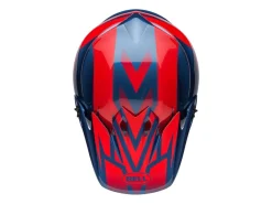 CASCO OFF ROAD BELL MX-9 MIPS DISRUPT BLU E GIALLO FLUO OPACO