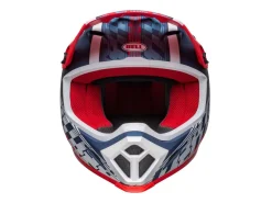 CASCO OFF ROAD BELL MX-9 MIPS OFFSET BLU E BIANCO METALLICO OPACO