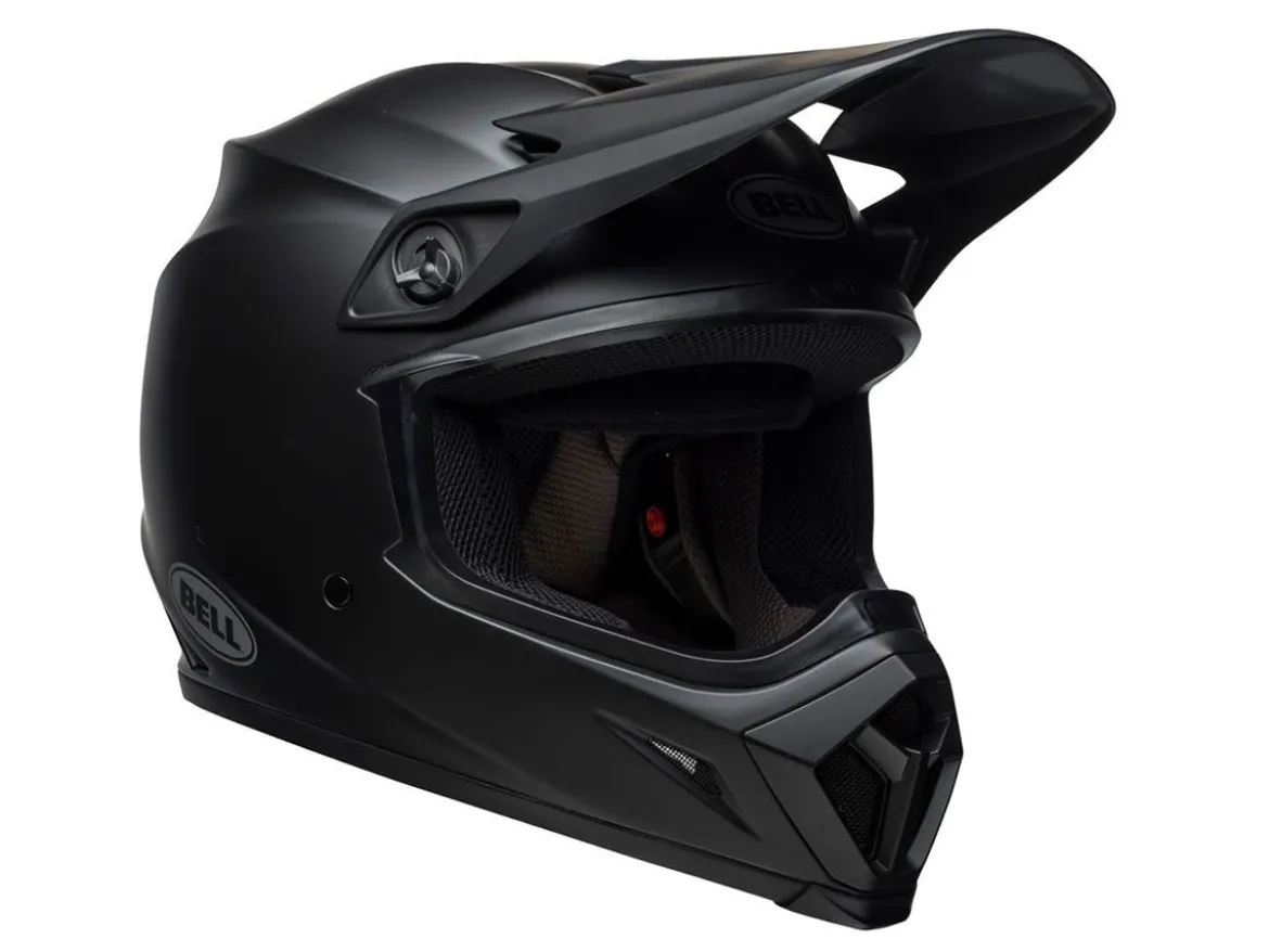 CASCO OFF ROAD BELL MX-9 MIPS SOLID MATT BLACK NERO OPACO