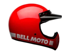 CASCO TOURING BELL MOTO-3 CLASSIC ROSSO LUCIDO