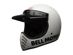CASCO TOURING BELL MOTO-3 CLASSIC BIANCO LUCIDO
