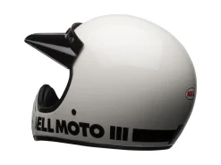CASCO TOURING BELL MOTO-3 CLASSIC BIANCO LUCIDO