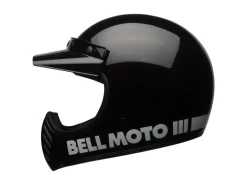 CASCO TOURING BELL MOTO-3 CLASSIC BIANCO E NERO LUCIDO