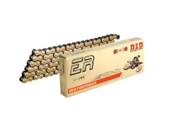 CATENA DID MODELLO NZ3 128 MAGLIE PASSO 420 ORO-NERA APERTA CLIP CHIUSURA