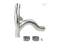 COLLETTORE MARMITTA NO CATALIZZATORE INOX UNIT GARAGE DUCATI DESERT X / RALLY 2022-2024