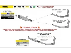 COLLETTORI RACING ACCIAIO INOX ARROW BMW M 1000 XR 2025-2026