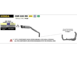 COLLETTORI RACING ACCIAIO INOX ARROW HONDA CBR 600 RR 2024