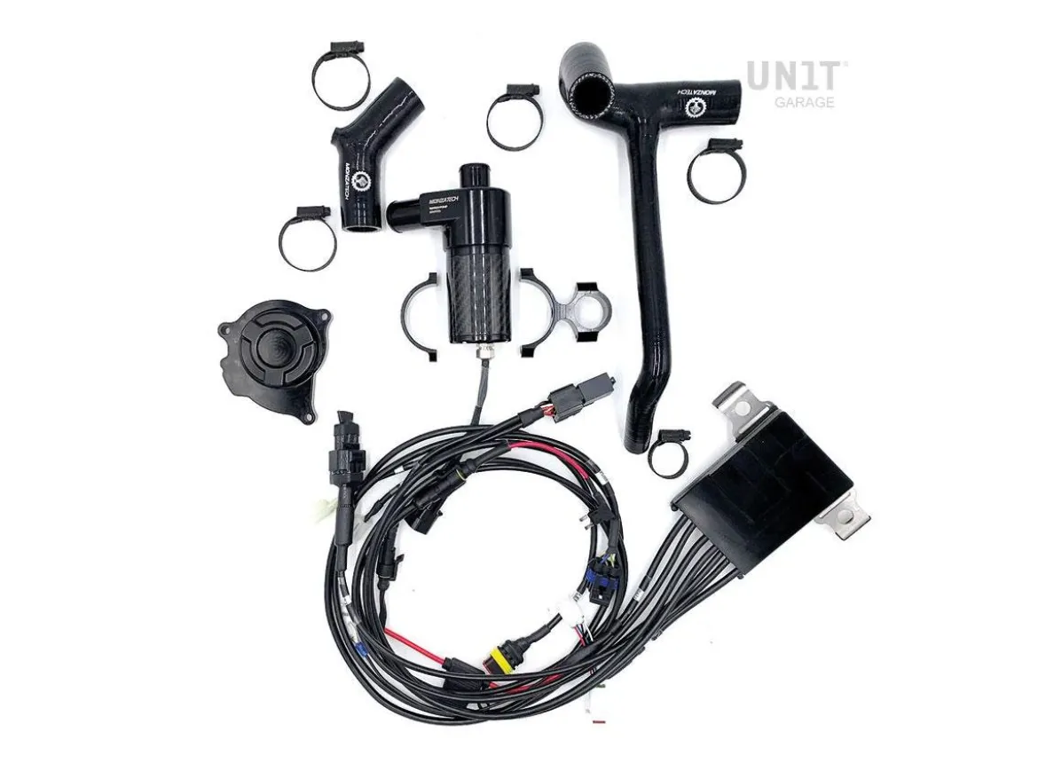 COOLING KIT2 COMPLETO POMPA ELETTRICA + COPERCHIO ESCLUSIONE UNIT GARAGE YAMAHA TENERE 700 / WORLD RAID