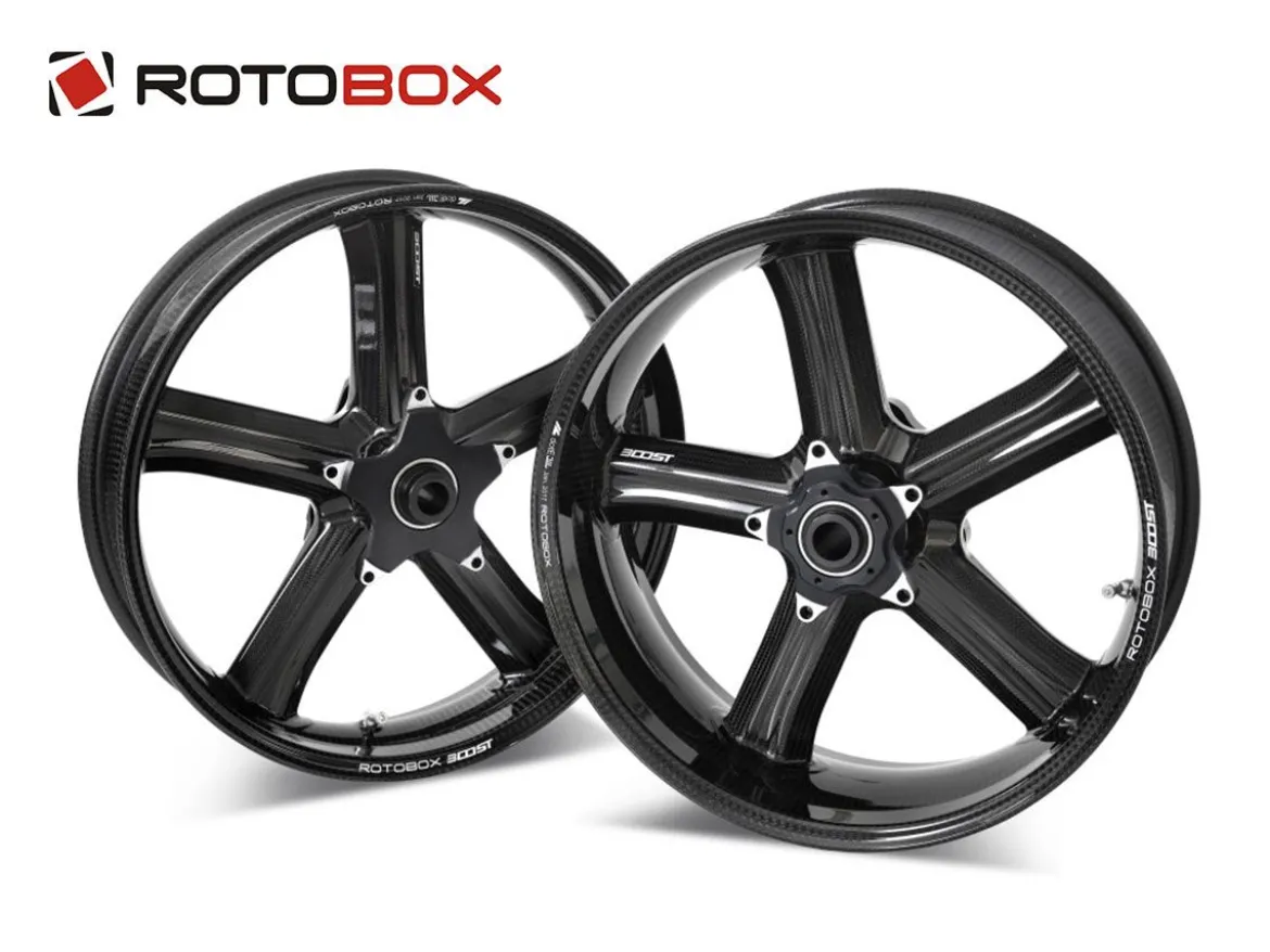 COPPIA CERCHI CARBONIO ROTOBOX BOOST BIBRACCIO DUCATI PANIGALE V2 / S 2025-2026