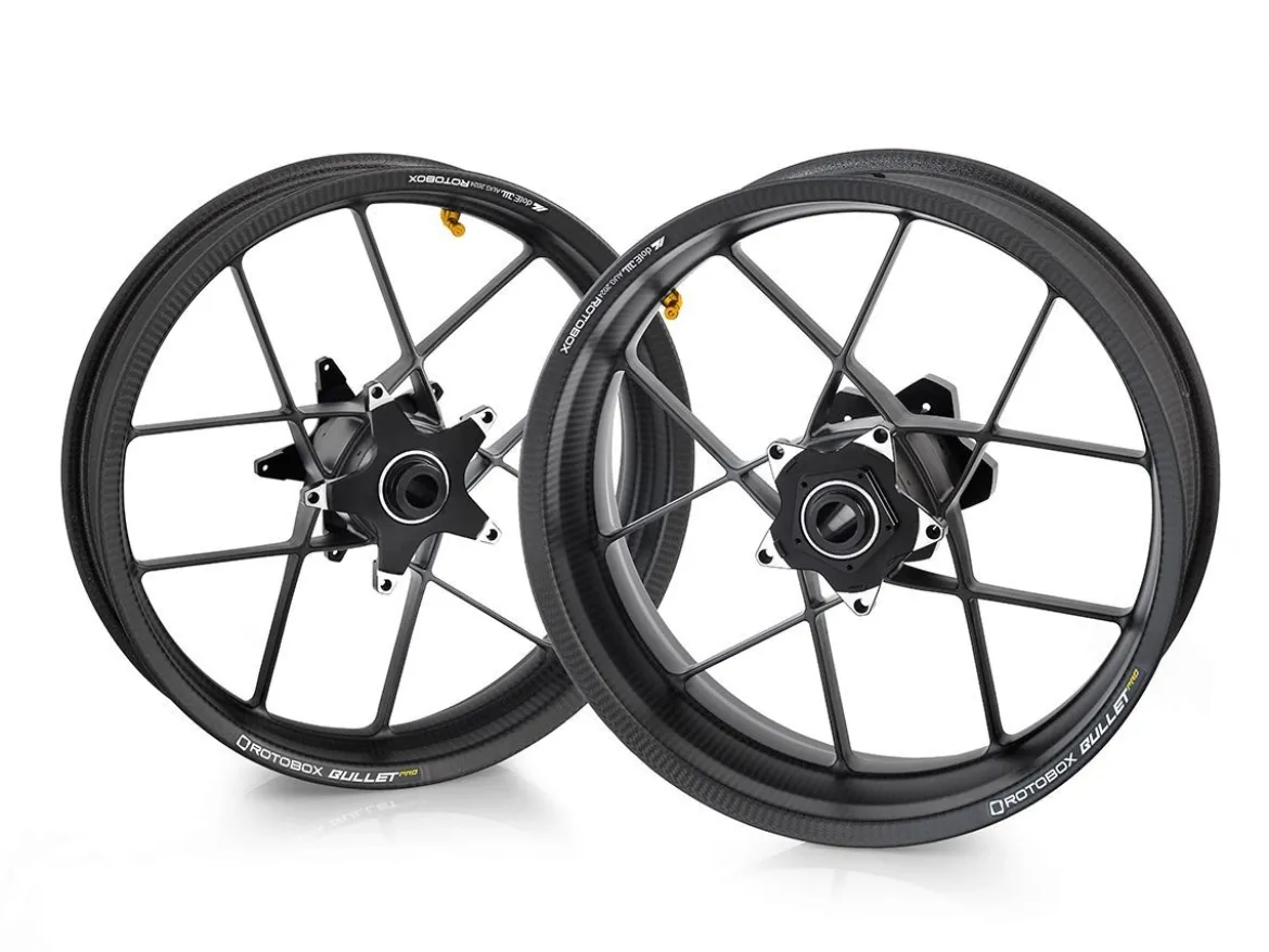 COPPIA CERCHI CARBONIO ROTOBOX BULLET PRO DUCATI SCRAMBLER