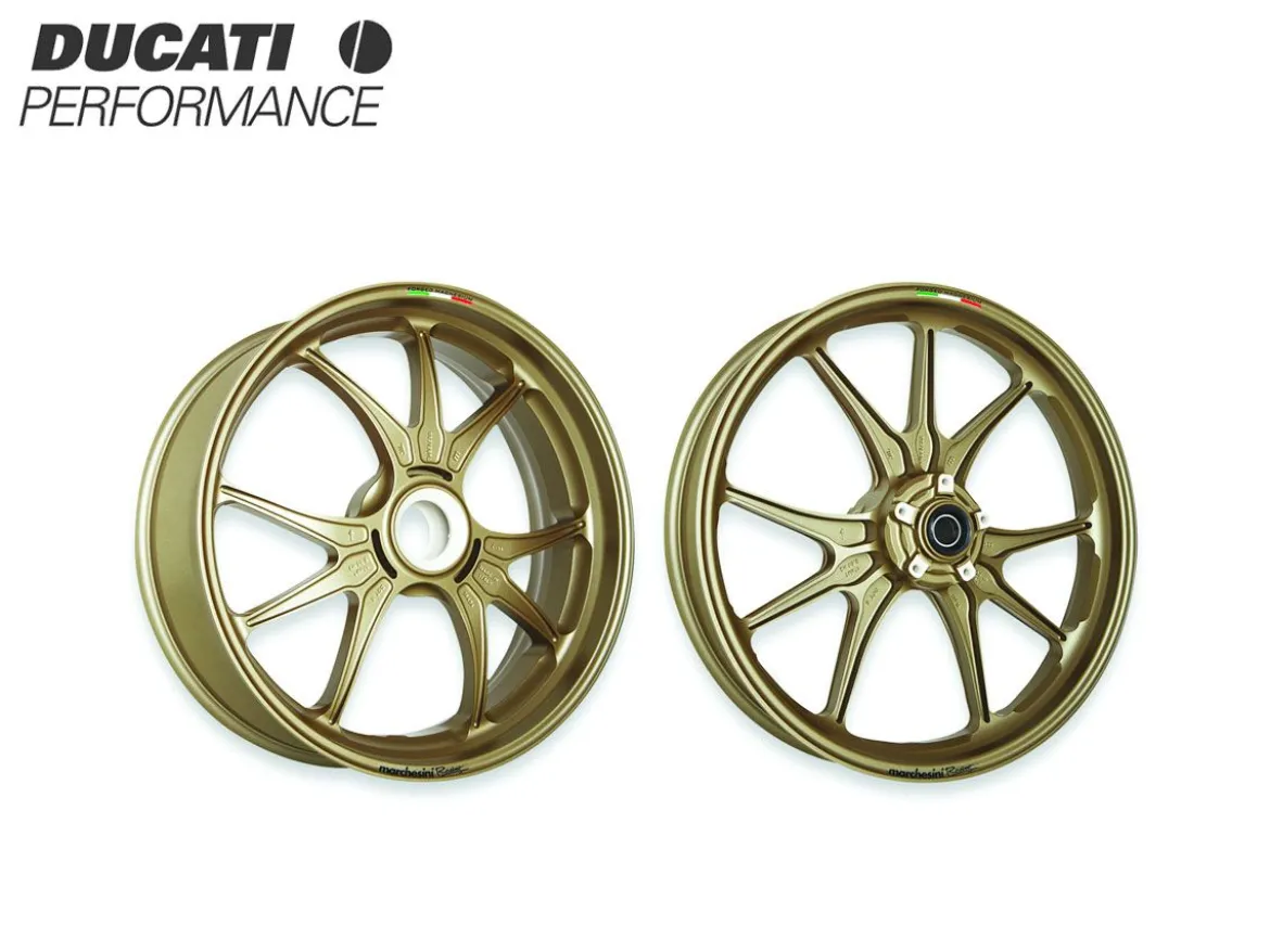 COPPIA CERCHI MARCHESINI M9RS MAGNESIO DUCATI PANIGALE 1299 / S / R 2015-2018