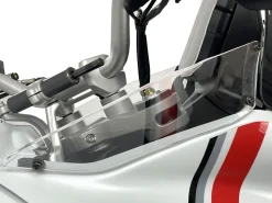 COPPIA DEFLETTORI ARIA LATERALI WRS TRASPARENTE DUCATI DESERT X / RALLY / DISCOVERY 2022-2025