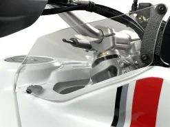 COPPIA DEFLETTORI ARIA LATERALI WRS TRASPARENTE DUCATI DESERT X / RALLY / DISCOVERY 2022-2025
