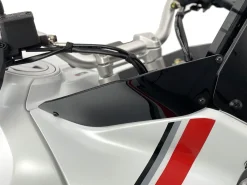 COPPIA DEFLETTORI ARIA LATERALI WRS NERO LUCIDO DUCATI DESERT X / RALLY / DISCOVERY 2022-2025